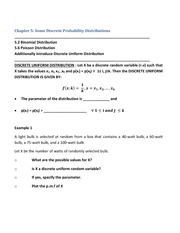 Chapter 5 Discrete Probability Distributions(1)