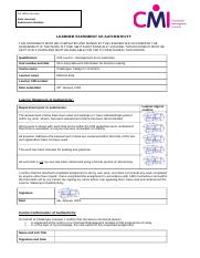 Millicent Bola - CMI Response Sheet (AC 1.1 &1.2) - Reviewed.docx