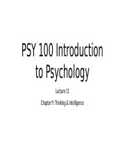 PSY100 Lecture 11.pptx