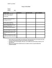 Microsoft Word - EWRT 1AW16 Essay 2 Checklist