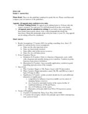 Test 1 Posted Answer Key Spring 2008 International Relations Oatley