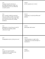 Nursing research terms
