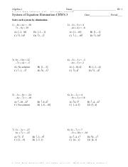System of Equation Elimination CRWS 3 s.pdf