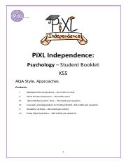 PiXL Independence - Psychology - A Level - Approaches Student Booklet.pdf