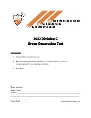 Green Generation 2022 Test.pdf