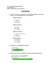 Esan - PEE -Análisis de Riesgo Crediticio - Cuestionario.doc