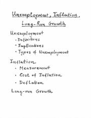 23. Unemployment Inflation Long-run Growth - Lecture Notes.pdf