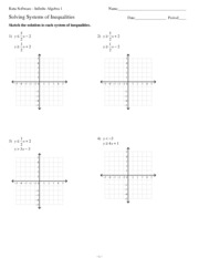6.5 Systems of Inequalities