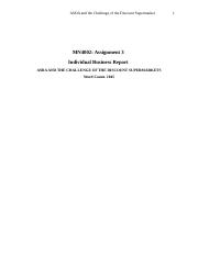 Revised MN4002 Assignment 3-Individual Report-Proofread