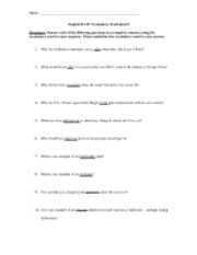 list 8 worksheet