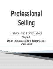 Week 4 - Professional Selling Chapter 3 .pptx