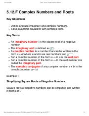 5.12.F - Lesson_ Complex Numbers & Roots.pdf
