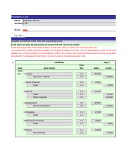 Accounting Problem 2-3B Excel Template