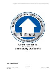 FNSFMB512 - Client Project #1 (Suzie and Martin Connor) - Case Study Questions v1.0.docx
