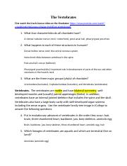 Vertebrates Lab Activity Worksheet.doc