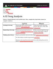 6.02 Song Analysis.docx