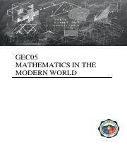 GEC05_Module 1 Mathematics in Nature.pdf