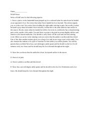 Essentials SOAP Note Worksheet - Name SOAP Notes Write a SOAP note for