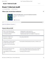 Exam 1 Internal Audit Flashcards _ Quizlet.pdf
