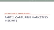 Part 2 - Capturing Marketing Insights