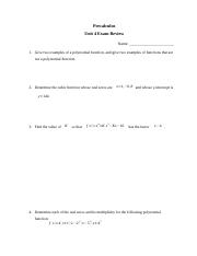 Precalculus Unit 4 Exam Review.docx