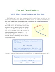 8-Dot and Cross Product