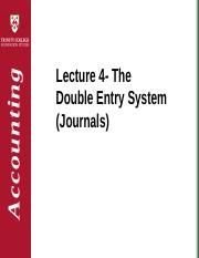 Lecture 4- The Double Entry System (Journals).pptx
