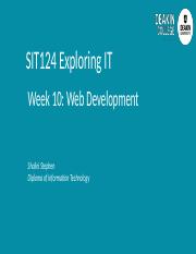 Week 10 - Web Development.pptx
