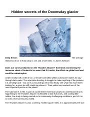Article w_c 13th Sept - Doomsday Glacier.docx