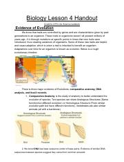 Biology lesson 4 handout (Evolution).pdf