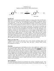 3412 lab_6 Benzocaine Synthesis_Fischer Esterification.doc