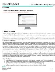 Aruba ClearPass DataSheet.PDF