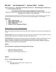 BIO 200 Lab Assignment 7 summer 2022  PEA MacConkey EMB .docx