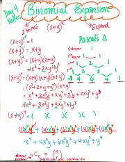 Binomial Expantion Class Notes.pdf