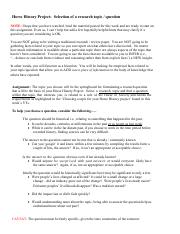 Selecting a research topic and question assignment with example and rubric.pdf