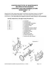 AMT 1216 Reciprocating Engines Worksheet A Key.doc
