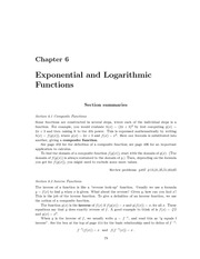 Exponential and Logarithmic Functions Sum