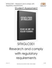 SITXGLC001 Assessment Tool.pdf