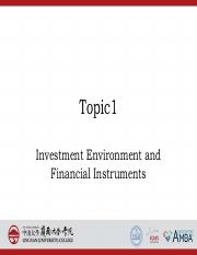 Topic 1 Investment Environment & Financial Instruments.pdf