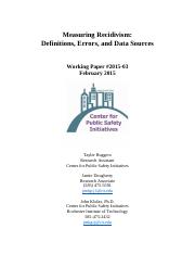 2015-03 - Measuring Recidivism - Definitions, Errors, and Data Sources.pdf