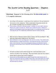 The Scarlet Letter Reading Questions - Chapters 1-7.pdf