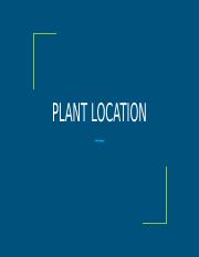 plant location.pptx