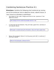 16 Combining Sentences Practice 4.1.odt