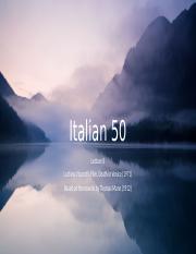 Italian 50 Lecture 8 Death  in Venice.pptx