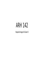 ARH 142 Exam 3 Flashcards
