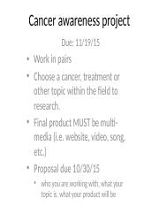 Cancer awareness project.pptx