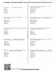 Thematic Vocabulary Test With The Correct Answer MCQ Exercise 134.pdf