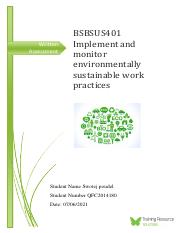 Implement and monitor environmentally sustainable work practices BSBSUS401 (1).pdf