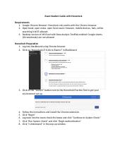 Exam Student Guide with Honorlock.docx