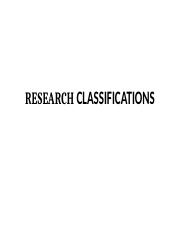 kapitulli 3 - research classificactions.pptx